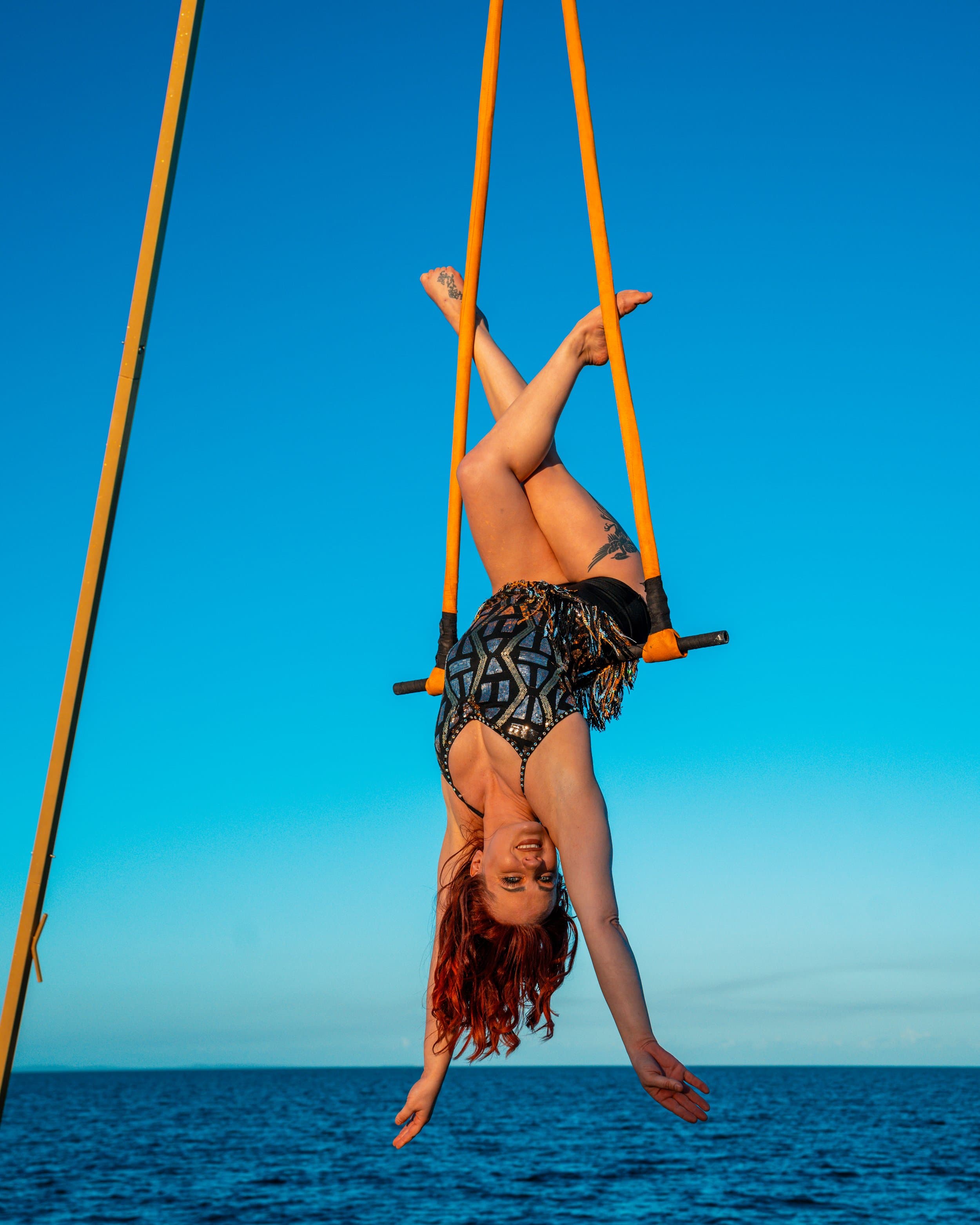 Deep flexibility pose