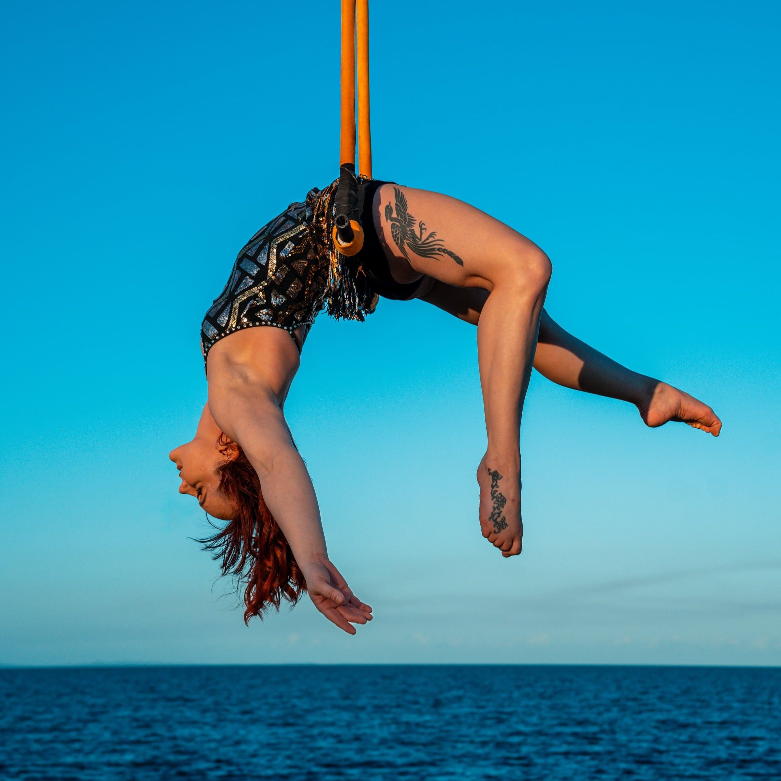 Deep flexibility shape demonstrating trained range